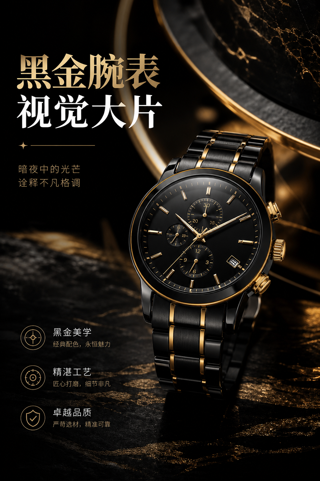 黑金腕表视觉大片